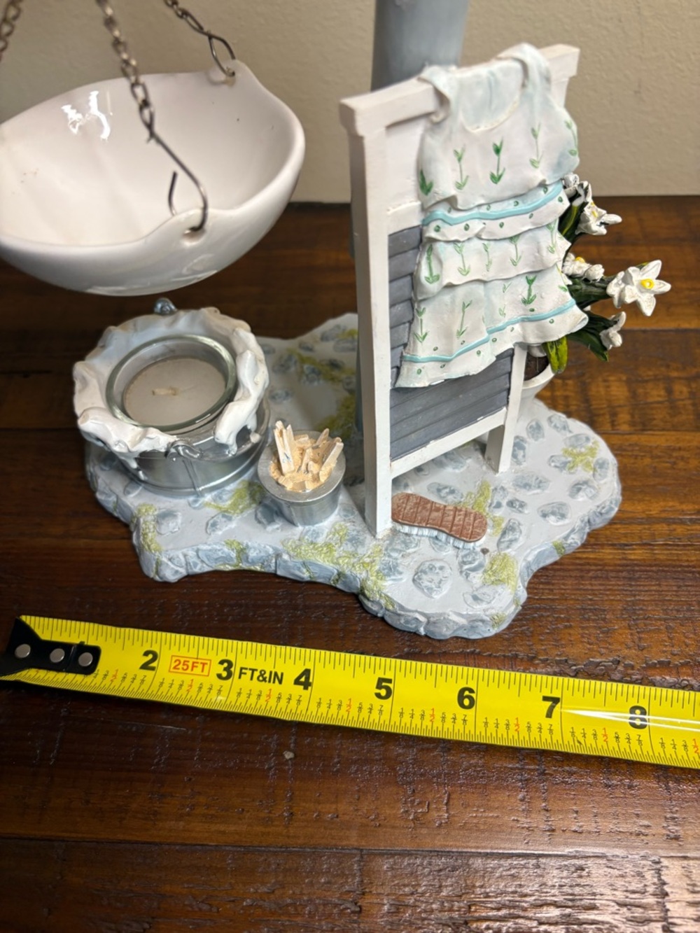 🔥🔥🔥Vintage Yankee Candle Hanging Tart Warmer Designed With Laundry Scene - Picture 6 of 6